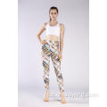 Hochelastische Eulen der Frauen bedruckte Leggings